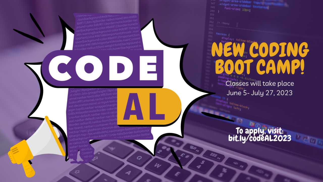 Code Alabama to Launch in June; Scholarships Available